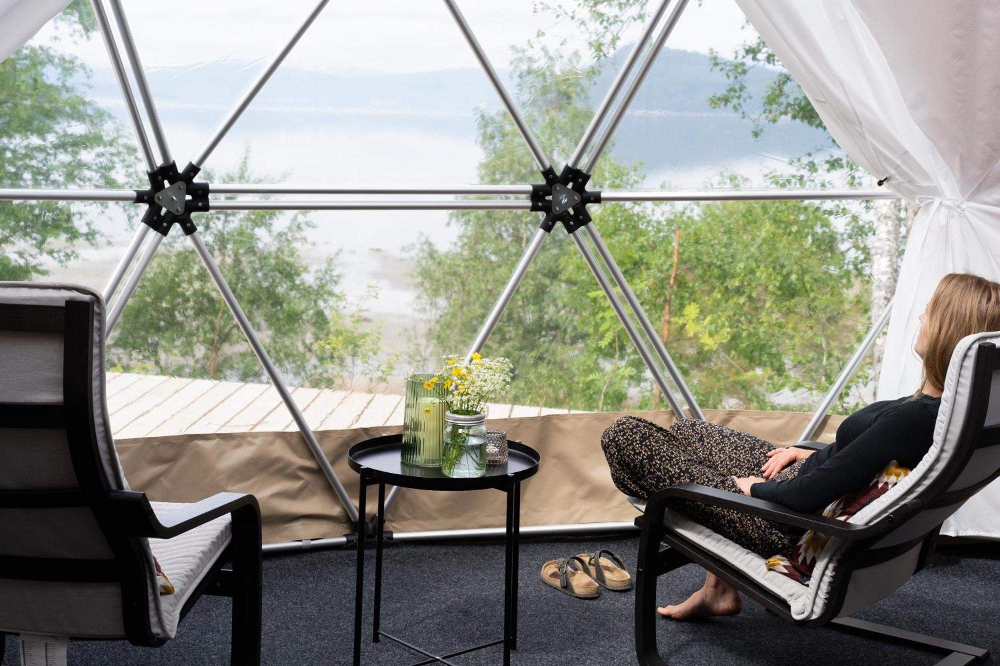 Fugelvagen, Cabins And Glamping Alvund 外观 照片